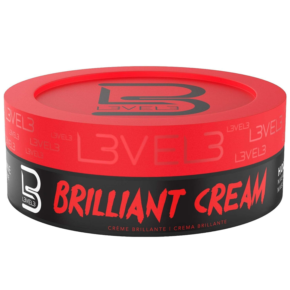 L3 Level 3 Brilliant Cream front packaging showing clean branding and product benefit