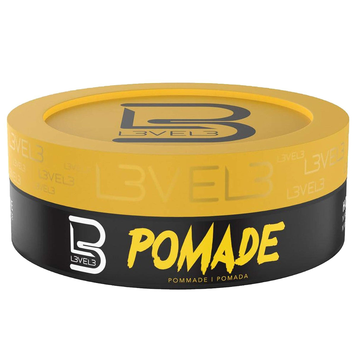 L3 pomade used in front of mirror showcasing polished everyday styling