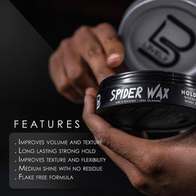 L3 close-up texture on fingers highlighting fiber consistency and styling control