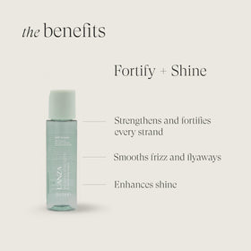 L’ANZA close-up of serum drop texture highlighting lightweight sheen