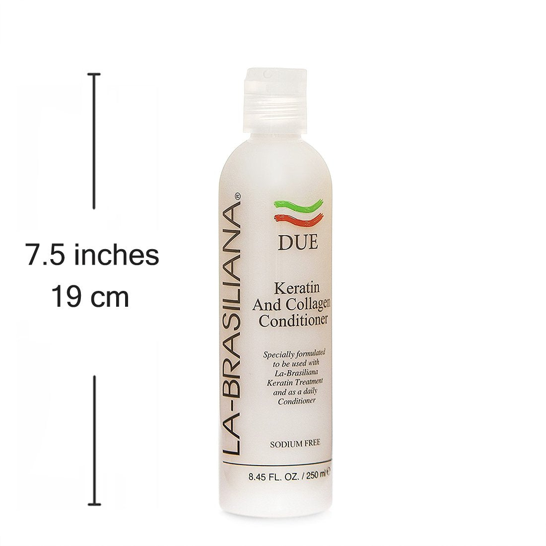 La-Brasiliana Due applied to chemically treated hair showing smoother manageable strands