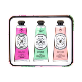 La Chatelaine Oud Rose cream swirl detail demonstrating rich 20% shea butter emollience