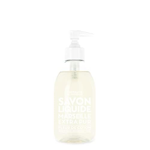 La Compagnie de Provence ingredients label highlighting olive and almond oils for natural formulation benefit