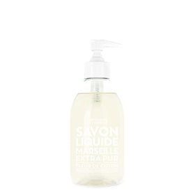 La Compagnie de Provence ingredients label highlighting olive and almond oils for natural formulation benefit