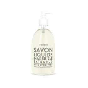 La Compagnie de Provence front packaging glass pump showing elegant label and benefit