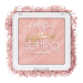 L.A. Girl front packaging showing compact and brand for product recognition and shelf appeal