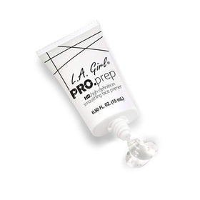 L.A. Girl with foundation swatch for improved blending benefit