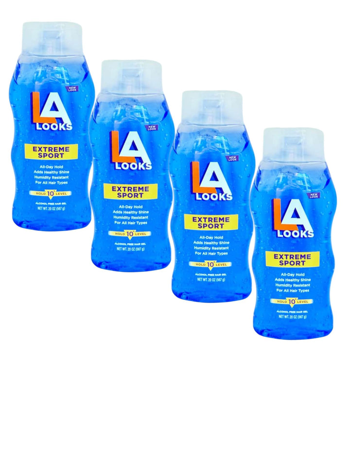 LA LOOK front packaging of four 20 oz bottles showing value and supply