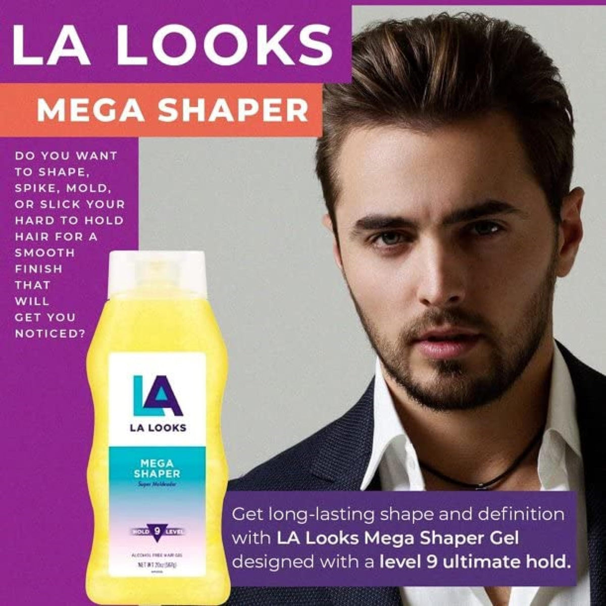 L.A. Looks gel texture on hand demonstrating smooth spreadability and shine