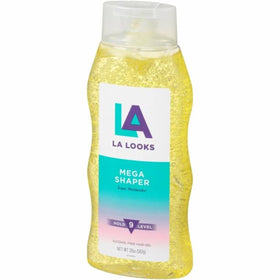 L.A. Looks label close-up showing ingredients and directions for user clarity