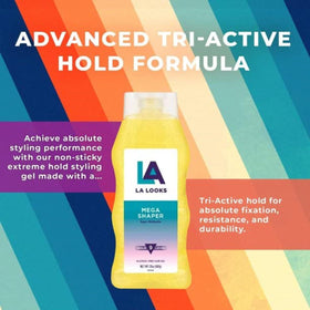L.A. Looks pump action close-up demonstrating easy dispensing benefit
