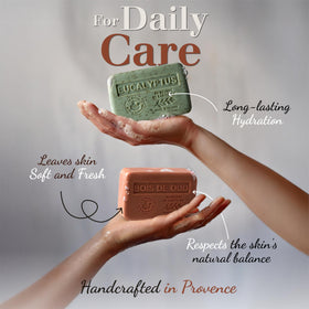 la maison du savon de marseille cut bar edges revealing dense soap core for long-lasting use