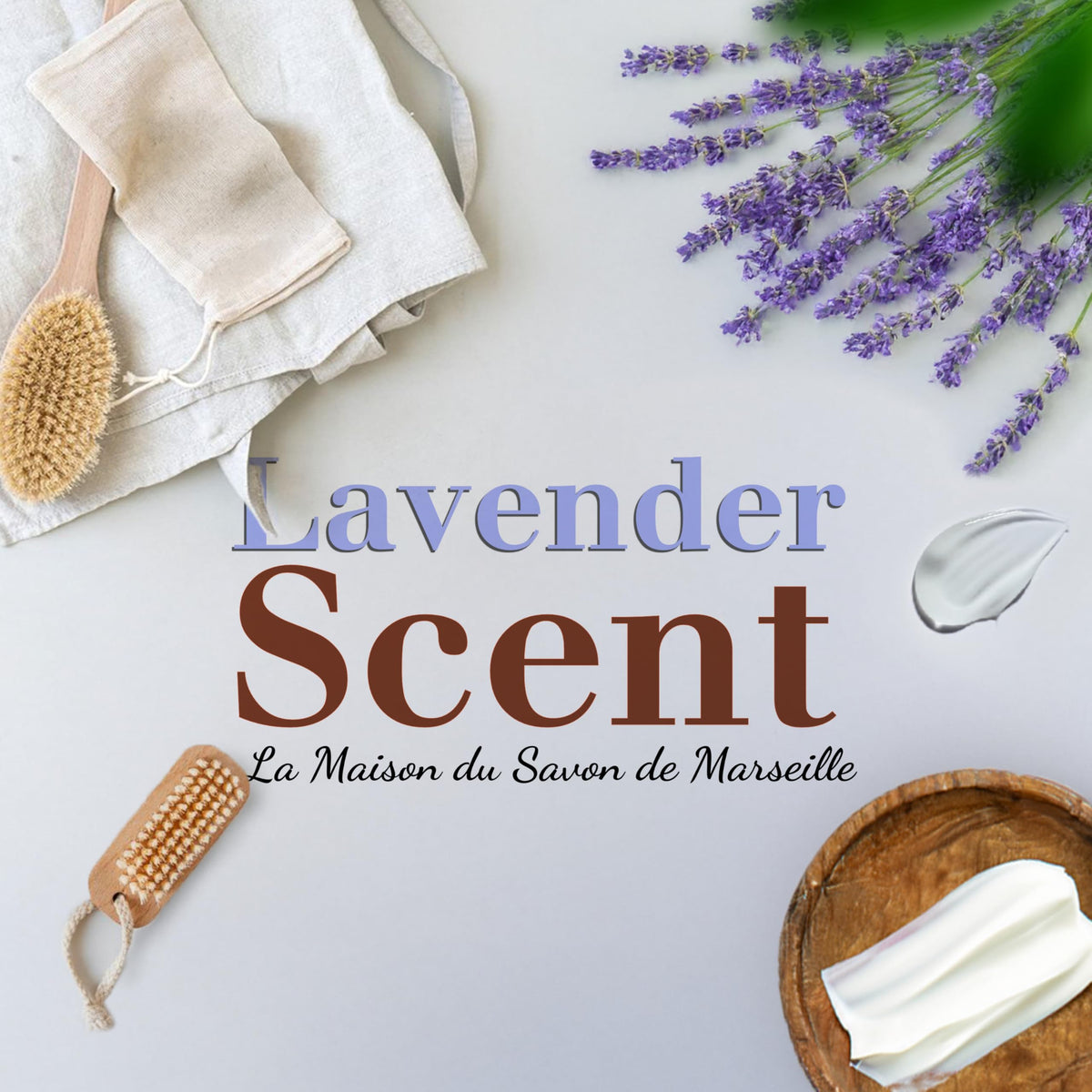 La Maison du Savon soap lather in palm demonstrating creamy foam and gentle cleansing action