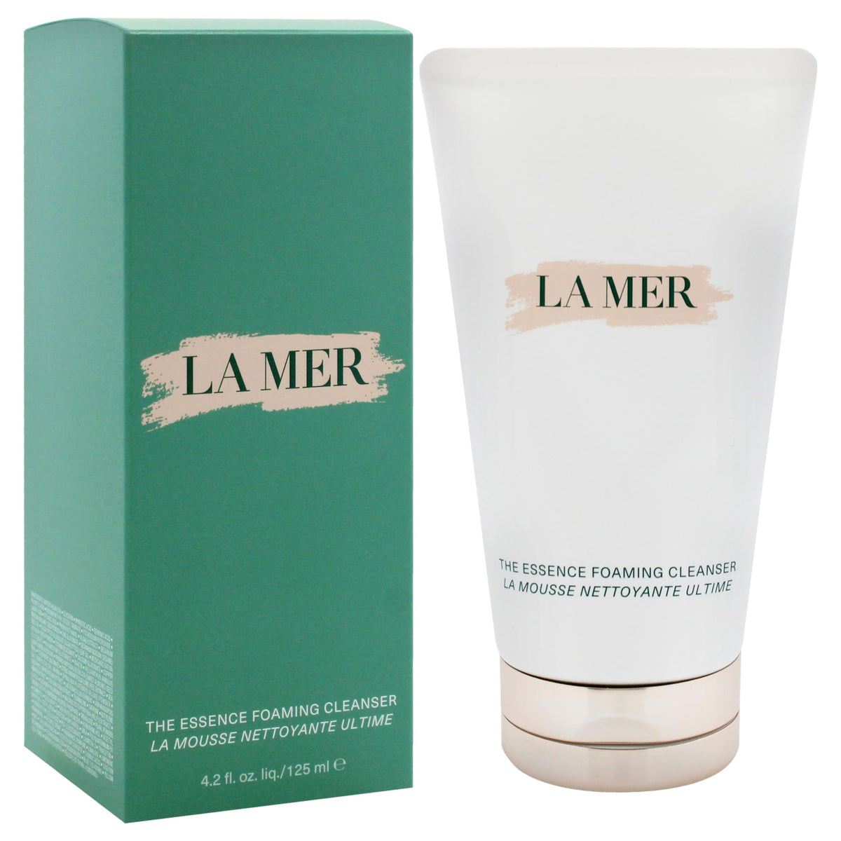 La Mer foam close-up demonstrating plush lather and gentle cleansing