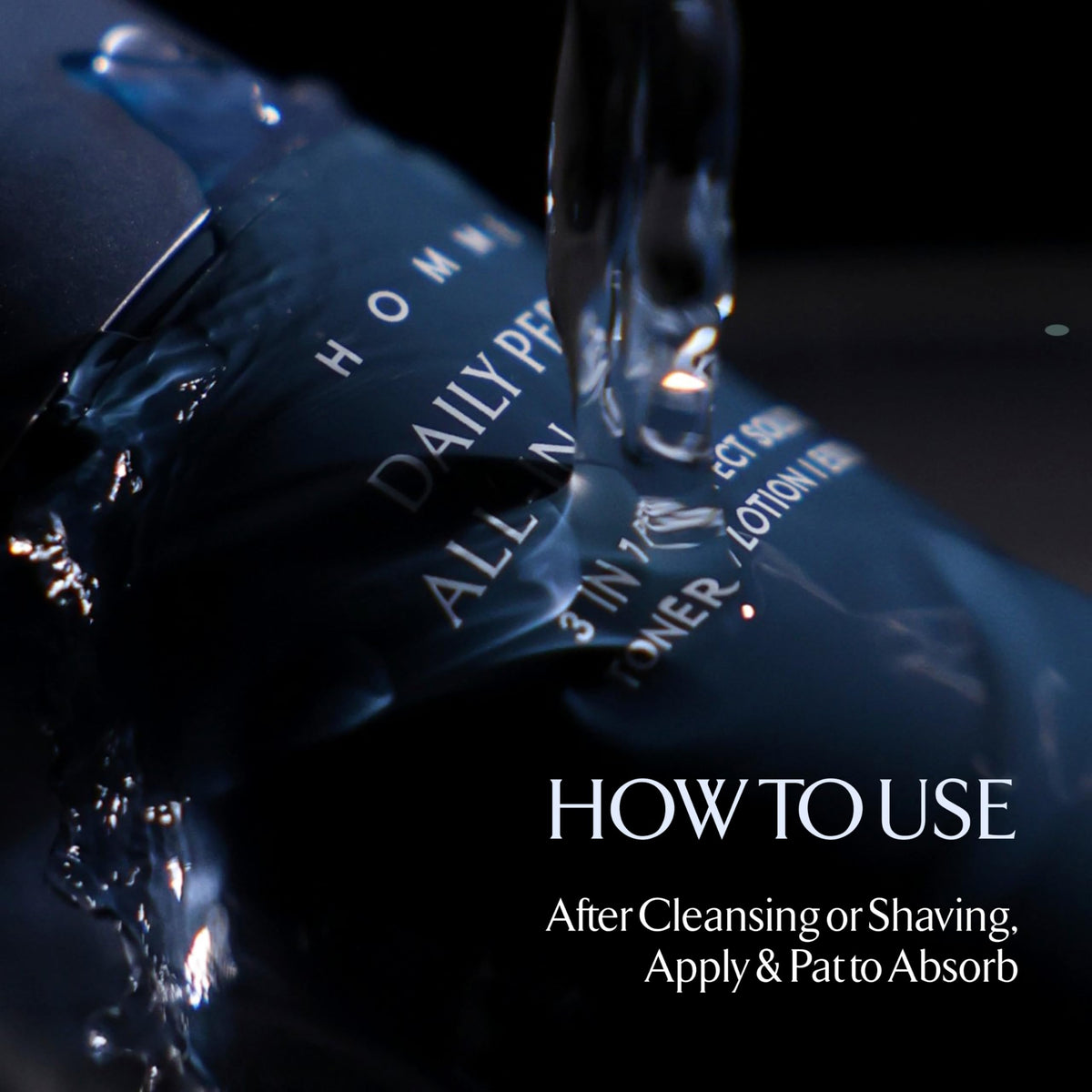 LA MUSE Homme on bathroom shelf styled for daily grooming and quick routine