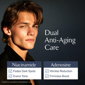 LA MUSE Homme texture close-up showing lightweight cream absorbing quickly