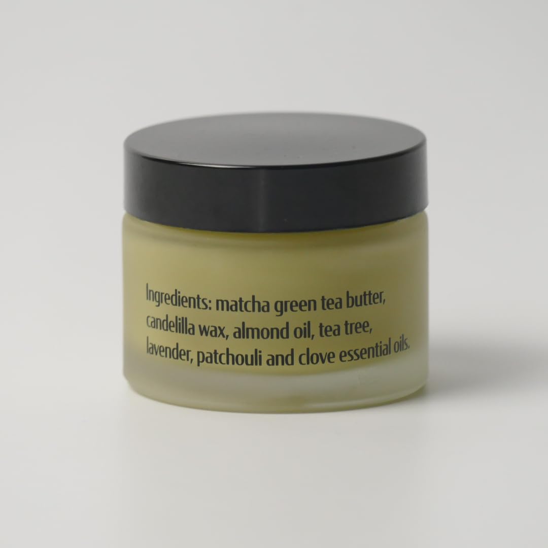 La Parea Picaboo tin open revealing balm surface for easy fingertip application and portability