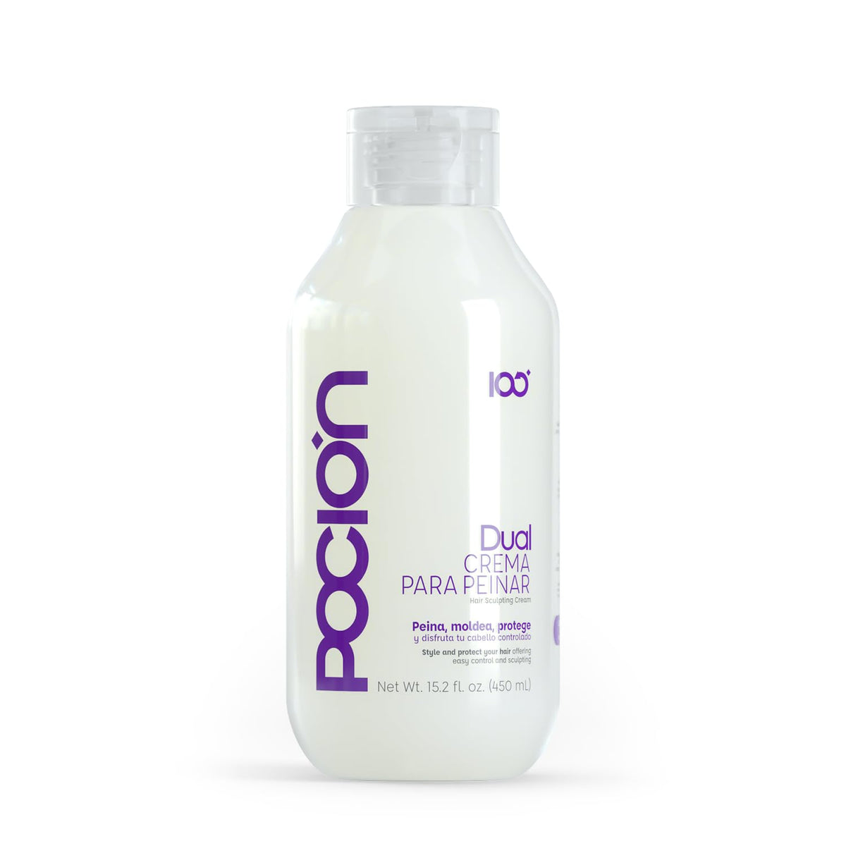 La Pocion B8 oil droplet on fingers illustrating lightweight shine