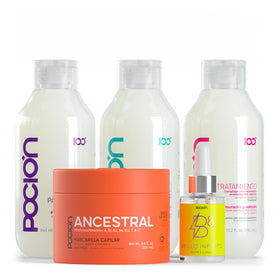 La Pocion front packaging showing full kit and clear benefit visibility