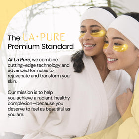 LA PURE after-treatment under-eye looking smoother and brighter