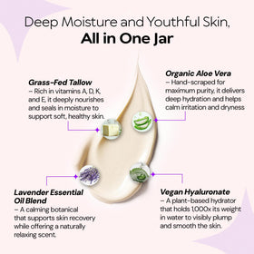 LA PURE aloe vera gel ingredient close-up highlighting soothing botanical support