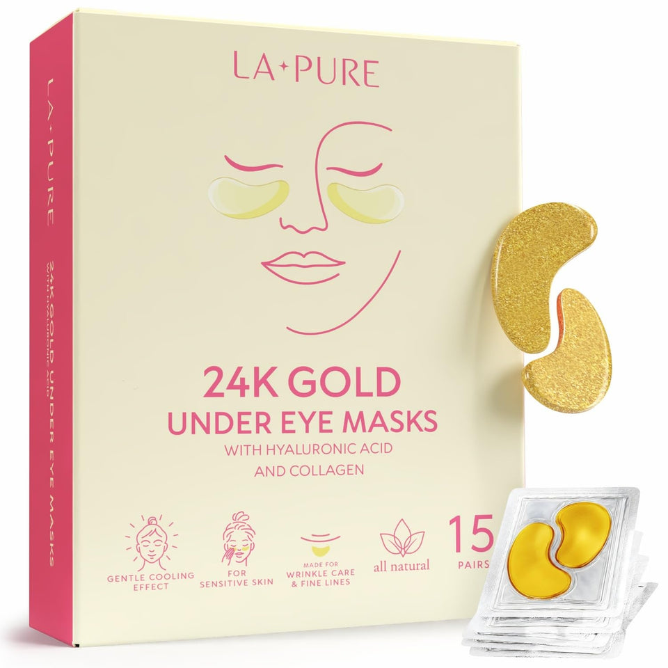 LA PURE front packaging showing 15 pairs and benefits