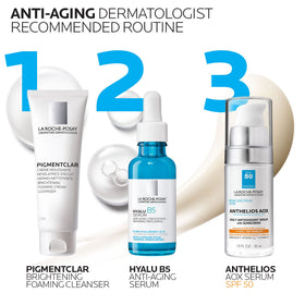 La Roche-Posay Anthelios AOX ingredient label highlighting antioxidants and safety benefit