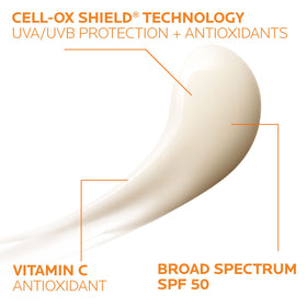 La Roche-Posay Anthelios AOX serum texture close-up showing lightweight, non-greasy finish