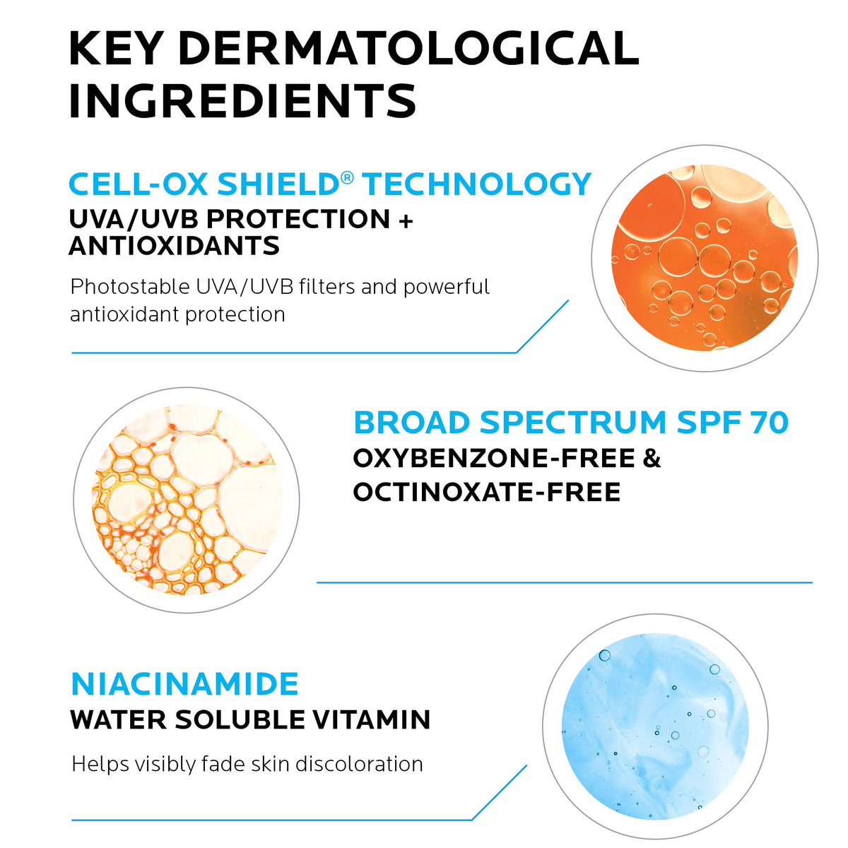 La Roche-Posay cream applied on hand demonstrating easy spreadability