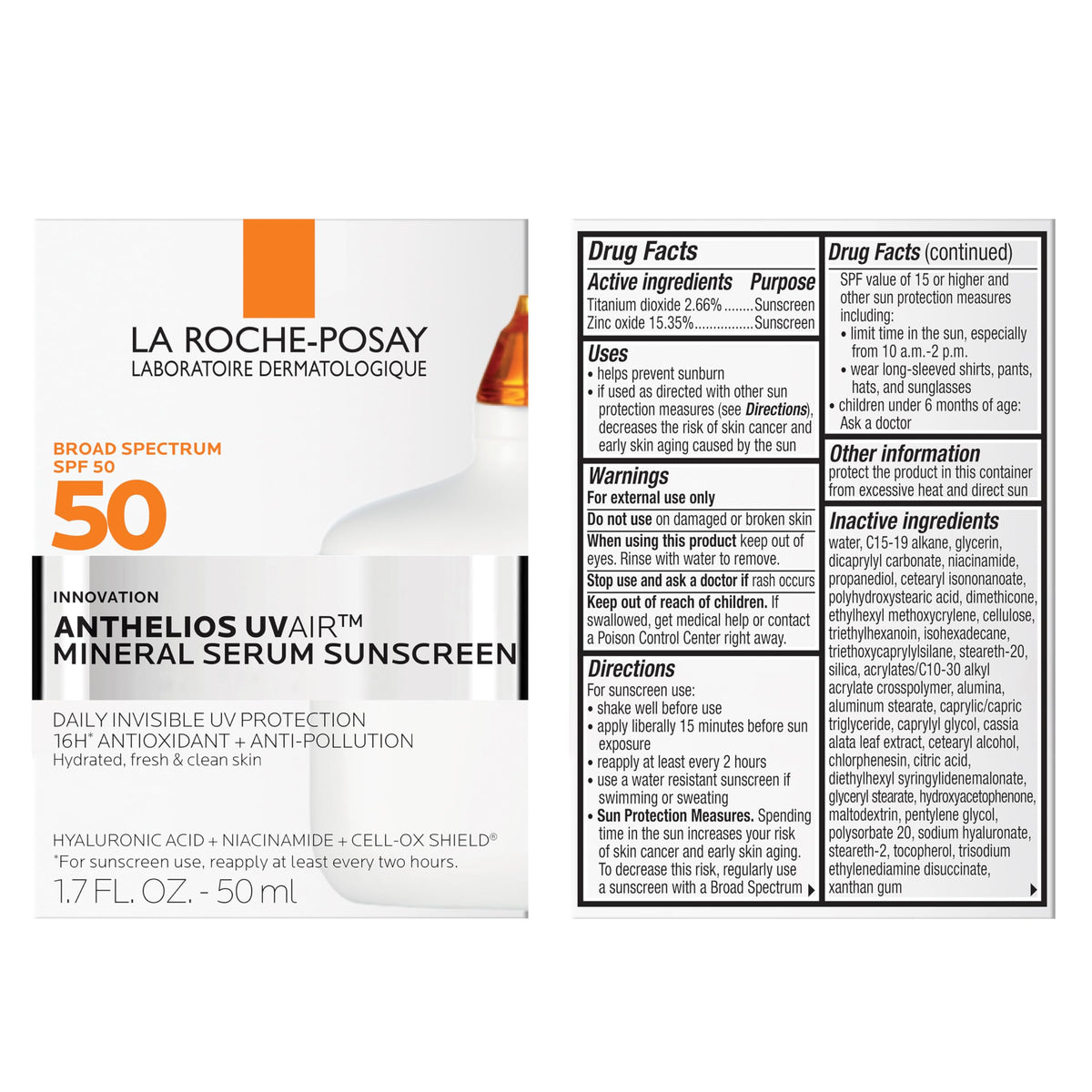 La Roche-Posay in outdoor setting showing daily sun protection on the go