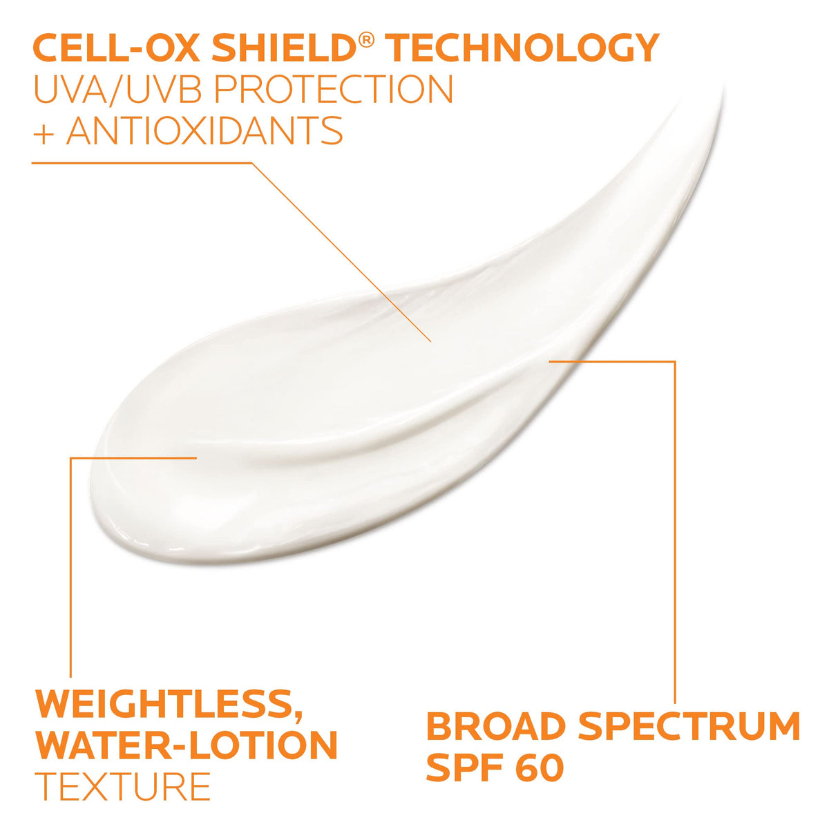 La Roche-Posay cap open dispensing lotion demonstrating easy application benefit