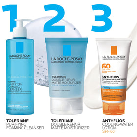 La Roche-Posay size comparison in hand conveying portable everyday protection