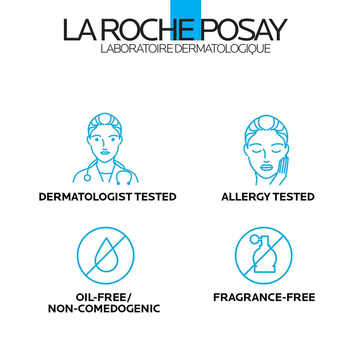 La Roche-Posay tube next to hand for size and portability reference