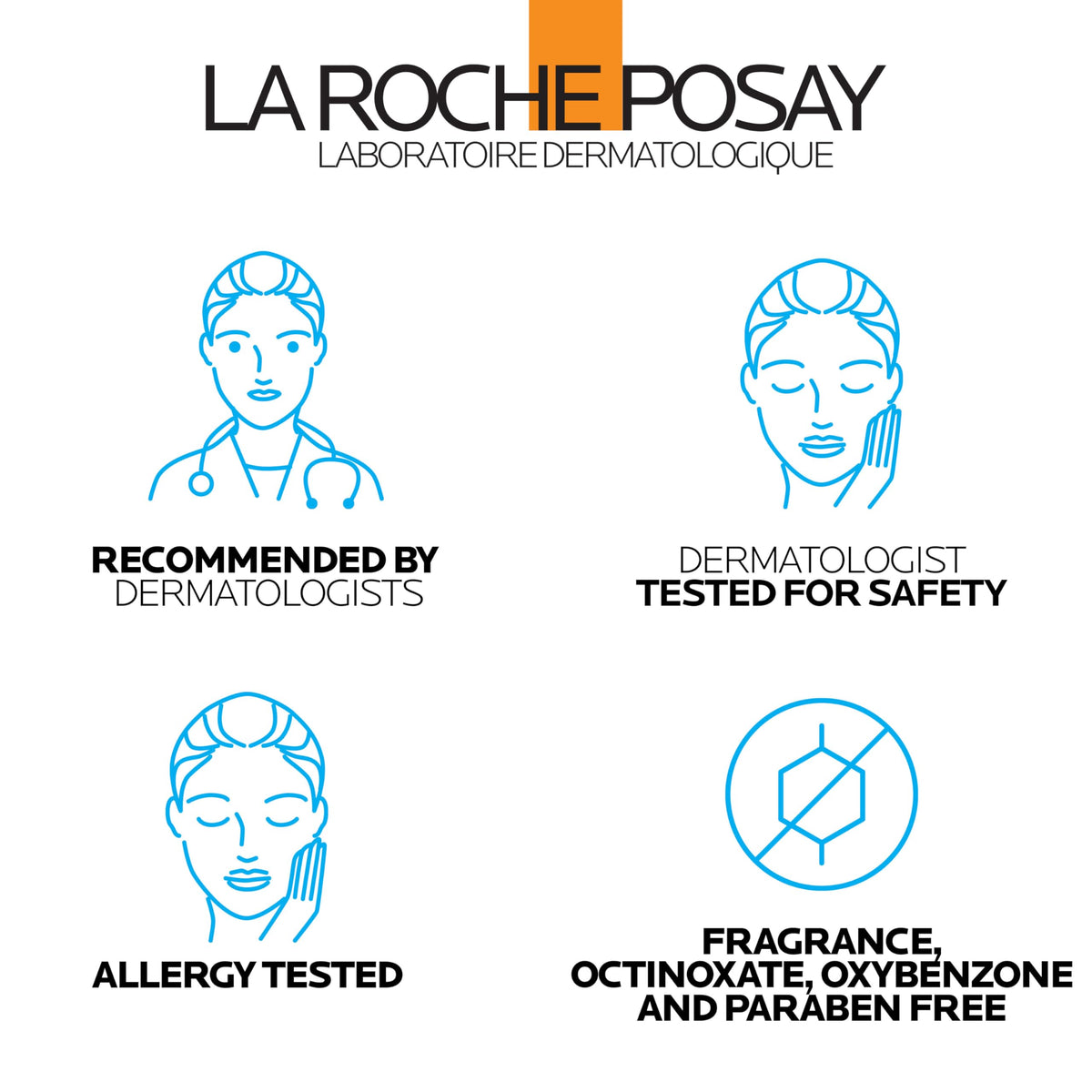 La Roche-Posay layered under makeup showing smooth base and non-greasy wear