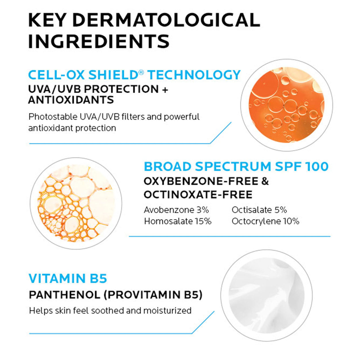 La Roche-Posay sunscreen applied on arm showing smooth finish