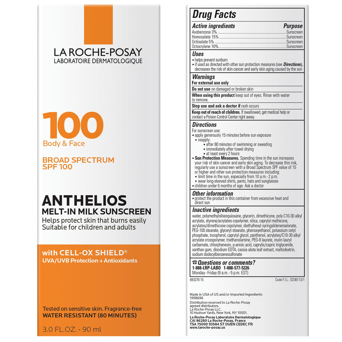 La Roche-Posay in beach setting protecting skin during outdoor activity