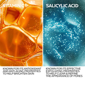 La Roche-Posay bottle label close-up highlighting active ingredients benefit