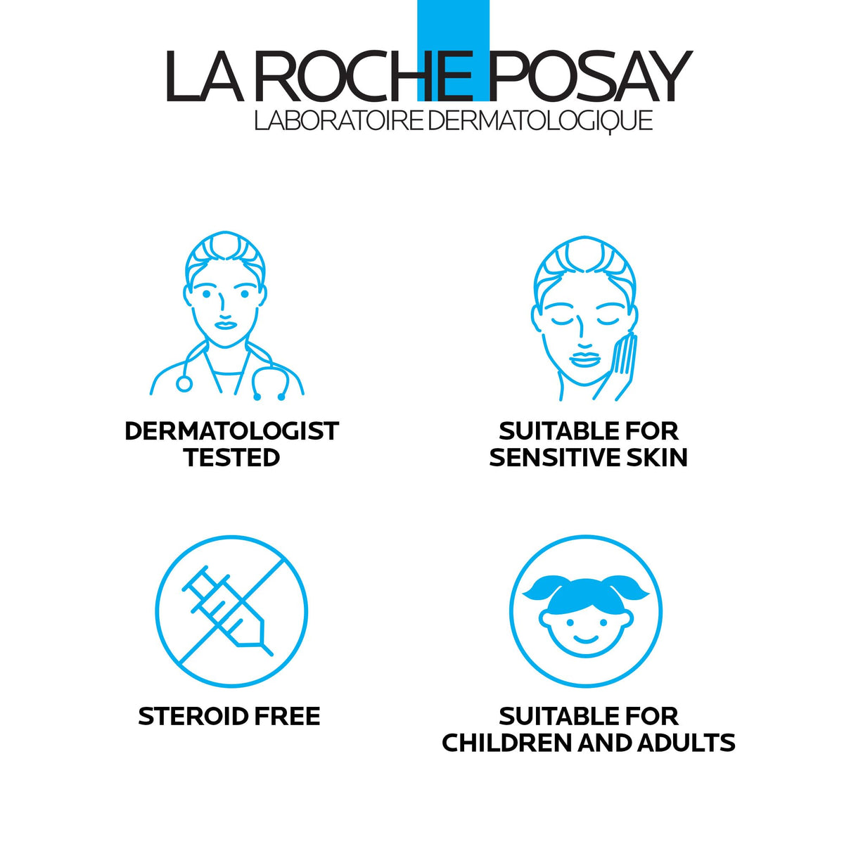 La Roche-Posay application on hand showing targeted soothing action