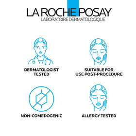 La Roche-Posay applied on hands to soothe dryness and restore skin barrier