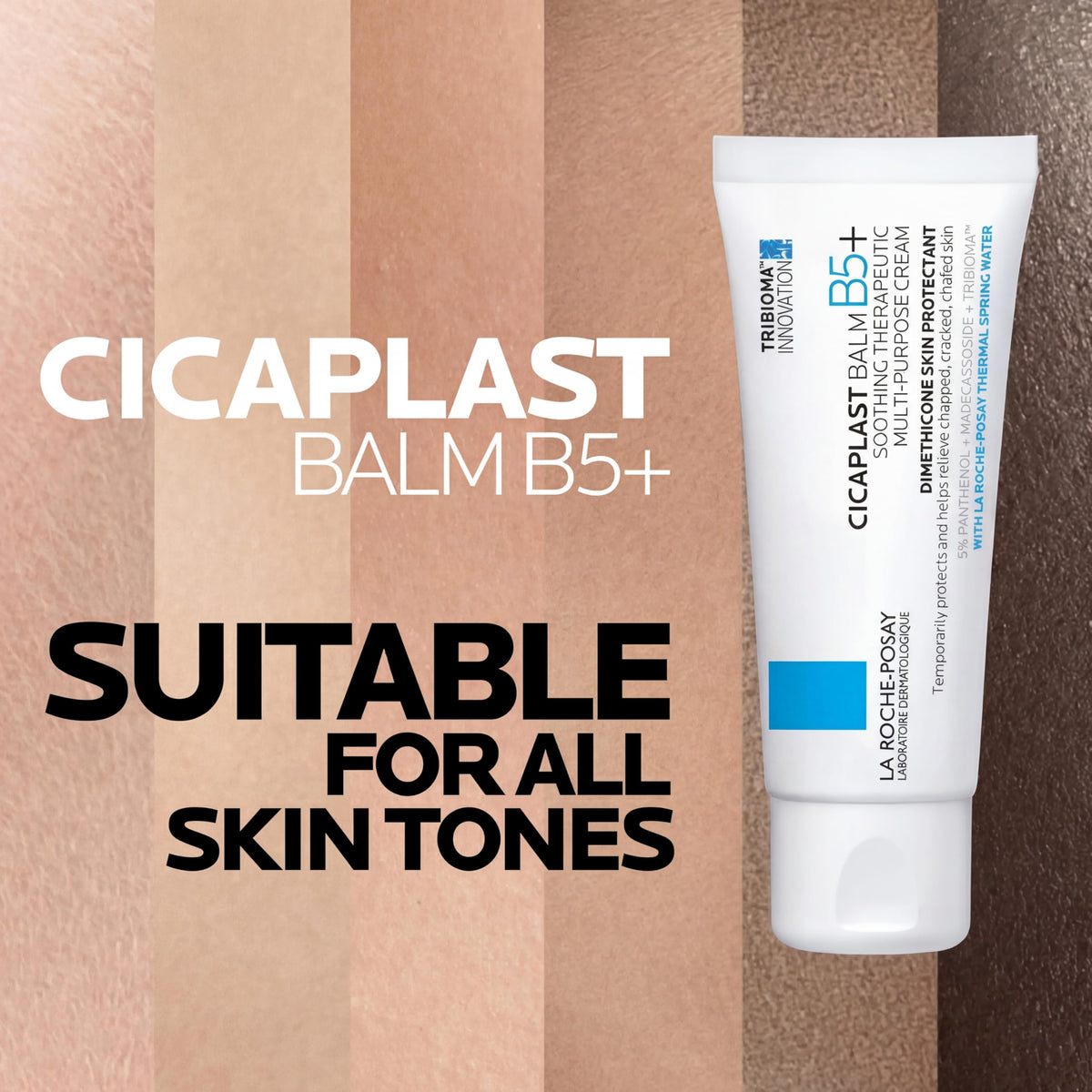 La Roche-Posay ingredient concept with madecassoside supporting barrier repair