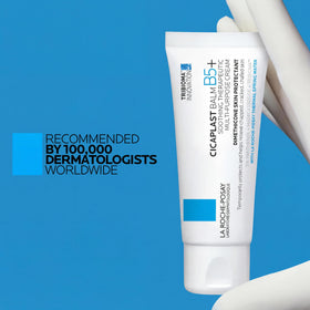 La Roche-Posay on bathroom counter as everyday soothing skincare essential