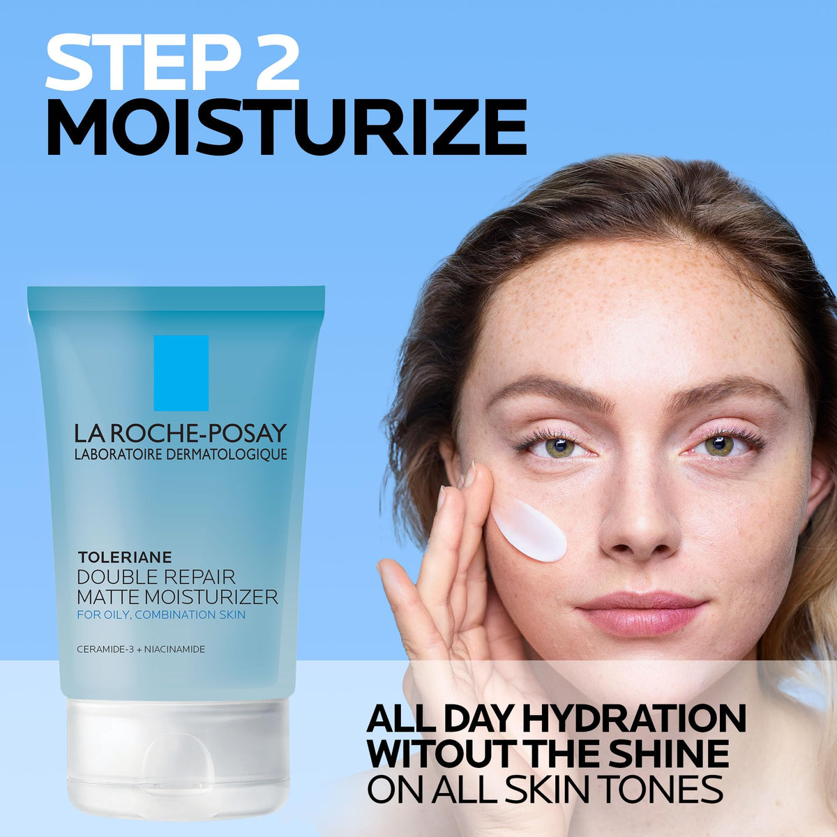 La Roche-Posay Effaclar medicated gel pump detail highlighting easy dispensing