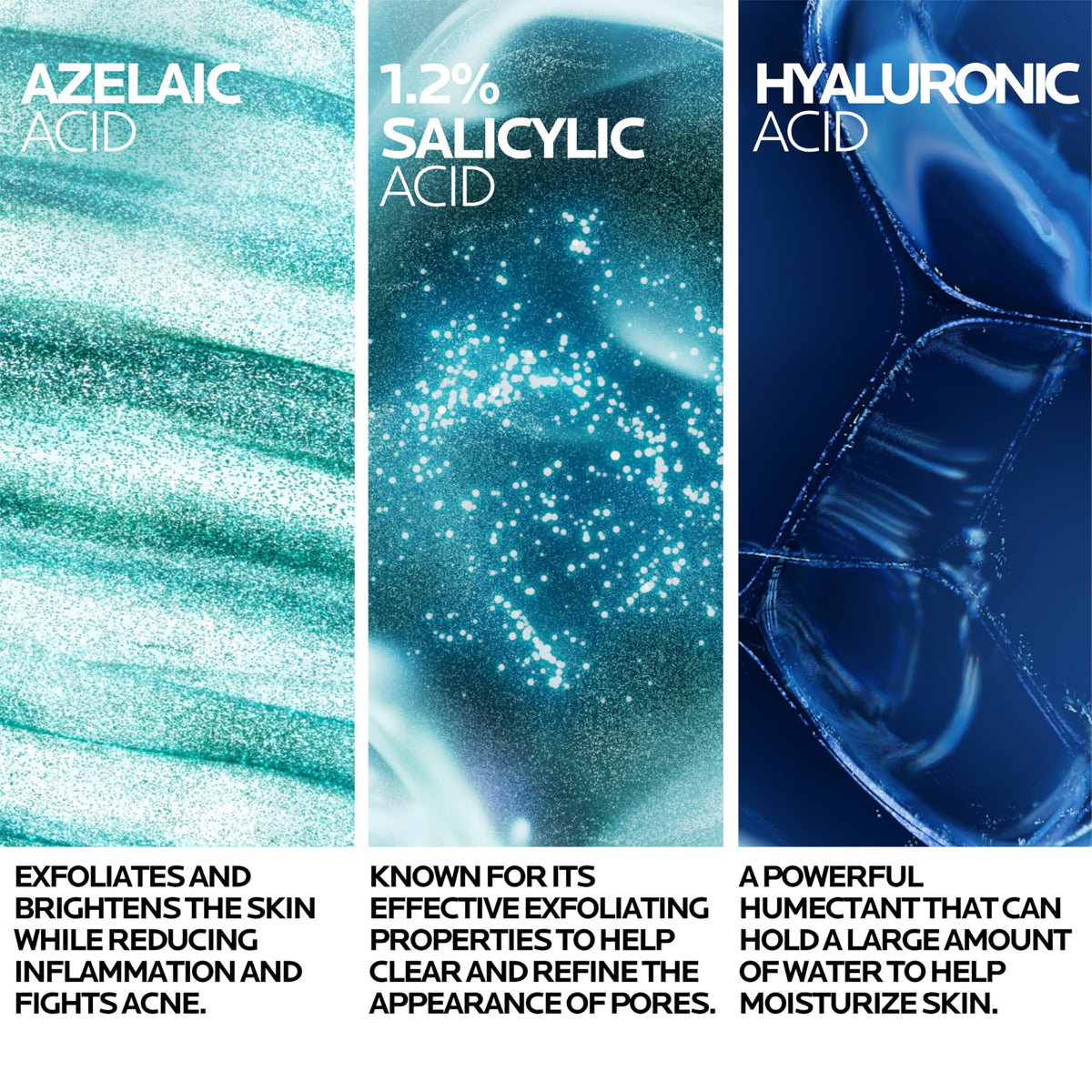 La Roche-Posay gel in bathroom routine setting showing daily skincare compatibility