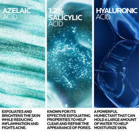 La Roche-Posay gel in bathroom routine setting showing daily skincare compatibility
