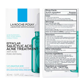 La Roche-Posay before and after comparison highlighting visible pore refinement