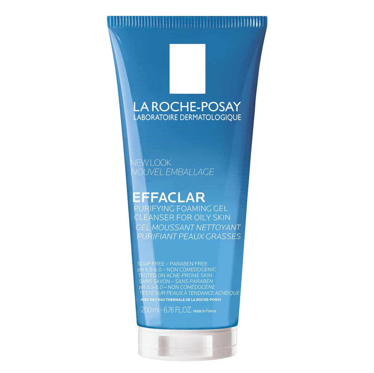 La Roche-Posay front packaging showing clean design and product name for clear identification