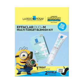 La Roche-Posay front packaging of Effaclar kit showing products and benefits