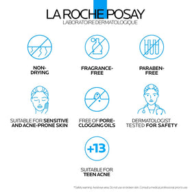 La Roche-Posay tube on bathroom shelf lifestyle image conveying everyday dermatologist-tested routine