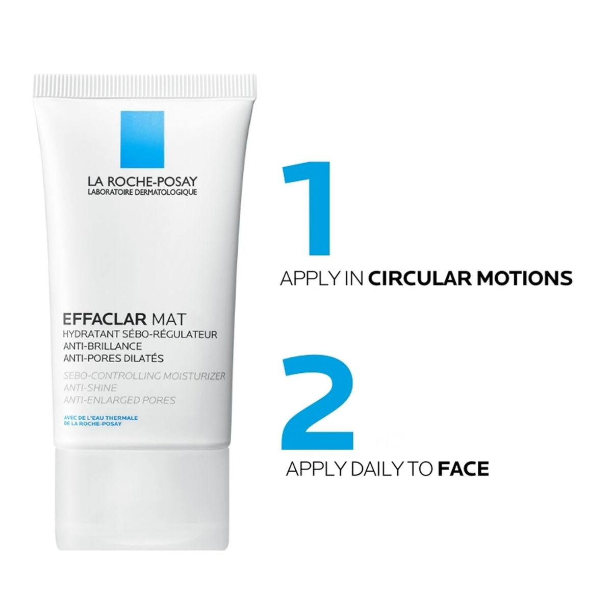 La Roche-Posay Effaclar Mat on bathroom counter suggesting daily skincare routine