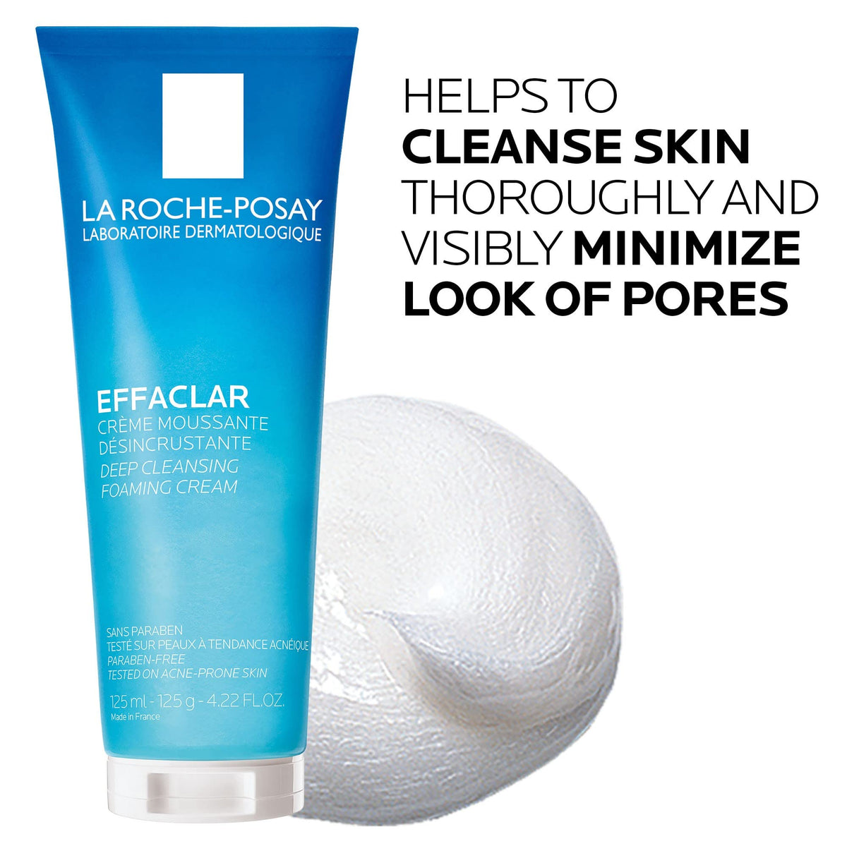 La Roche-Posay Effaclar bottle size comparison showing travel-friendly convenience